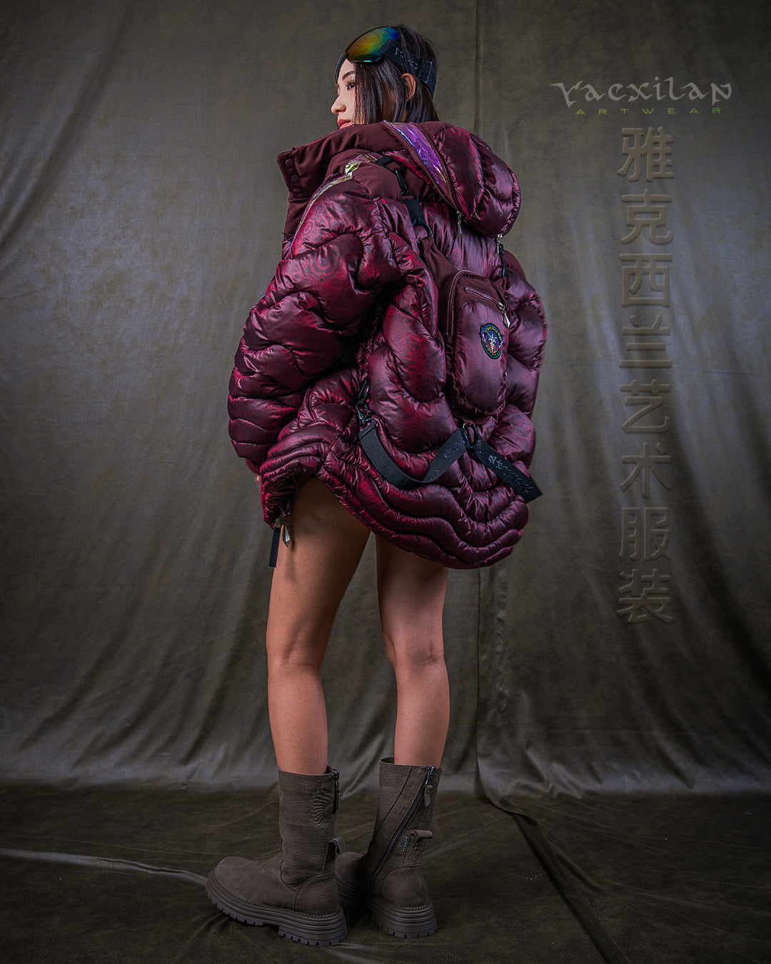 Down Jacket Woman & Pakpak / Nylon - Redwine DEMETRIO