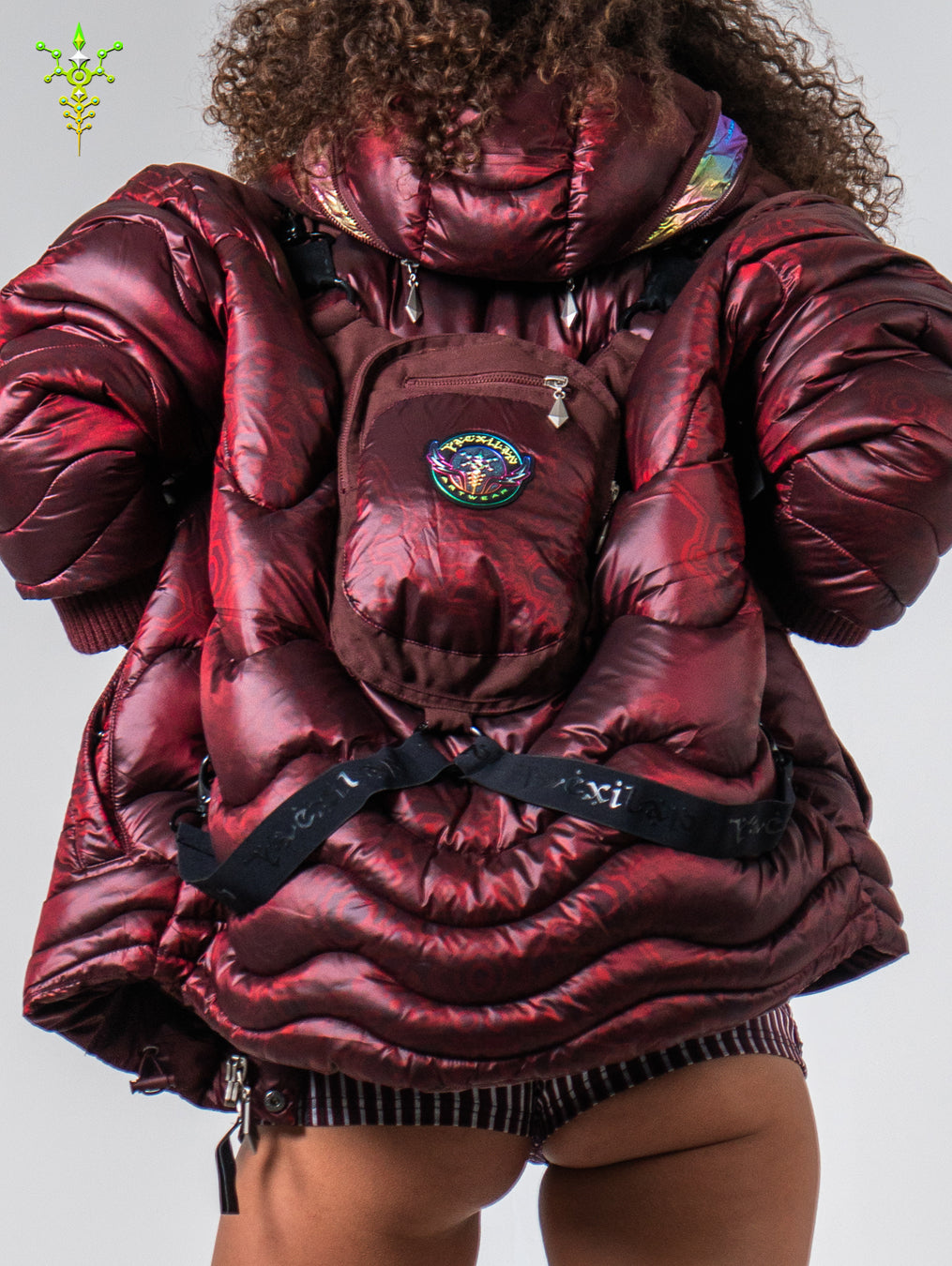 Down Jacket Woman & Pakpak / Nylon - Redwine DEMETRIO