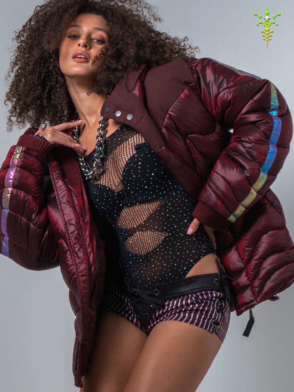 Down Jacket Woman & Pakpak / Nylon - Redwine DEMETRIO