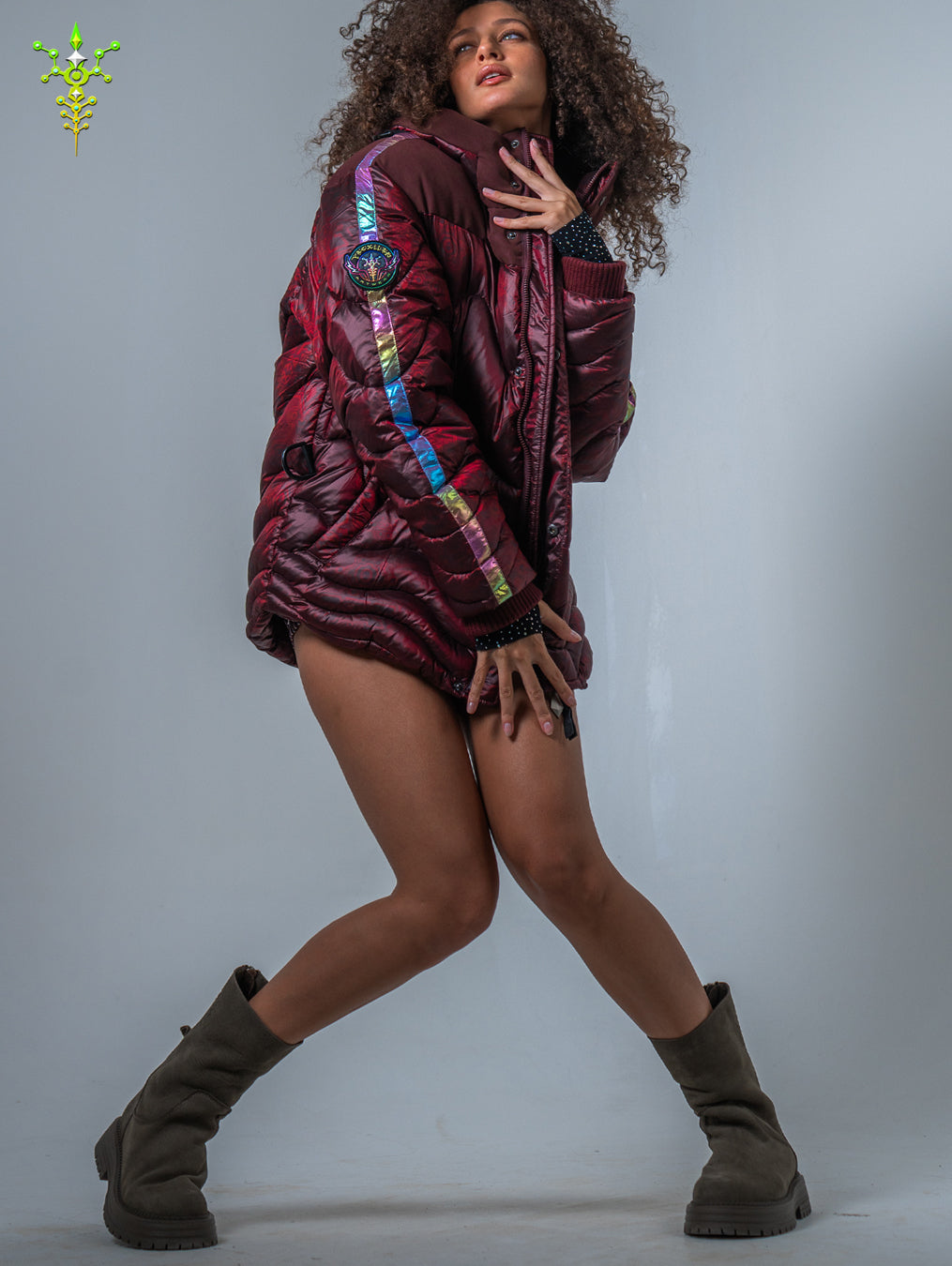 Down Jacket Woman & Pakpak / Nylon - Redwine DEMETRIO