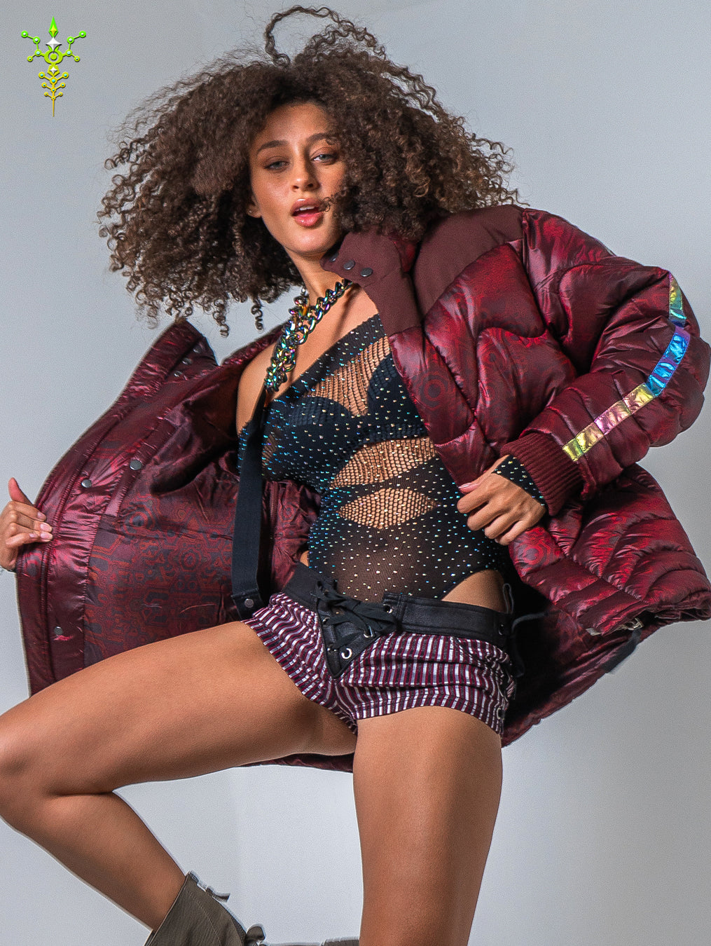Down Jacket Woman & Pakpak / Nylon - Redwine DEMETRIO