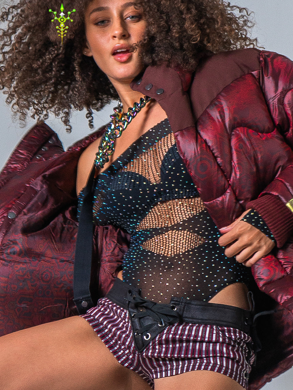 Down Jacket Woman & Pakpak / Nylon - Redwine DEMETRIO