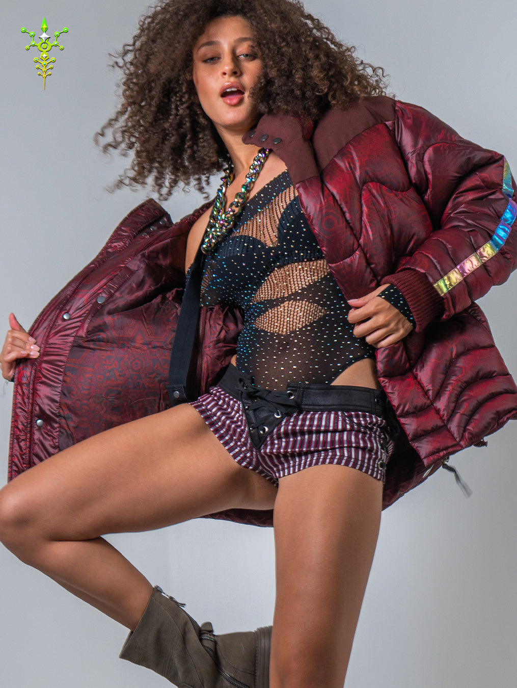 Down Jacket Woman & Pakpak / Nylon - Redwine DEMETRIO