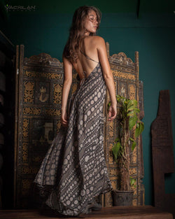 Long Dress Triangle / Bamboo - SANDSTORMZ - Yacxilan Artwear