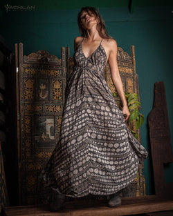 Long Dress Triangle / Bamboo - SANDSTORMZ - Yacxilan Artwear