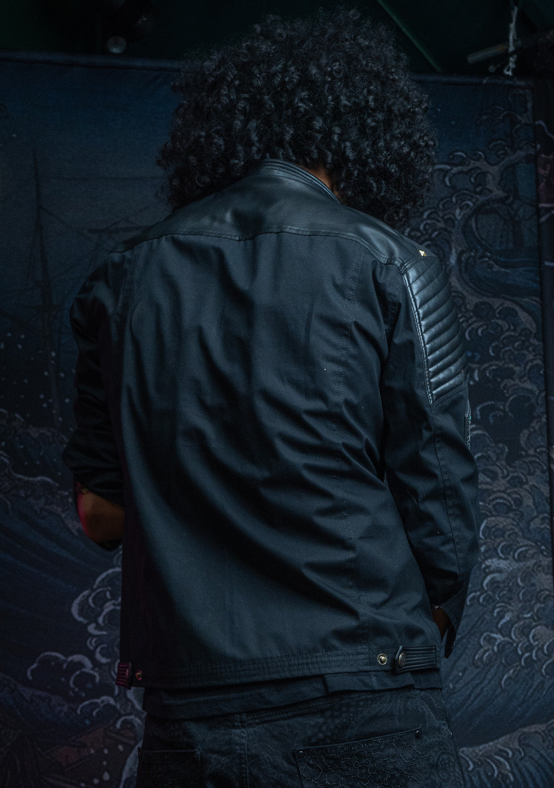 Jacket Men ENKI / Fake Leather - O'BLACKNESS