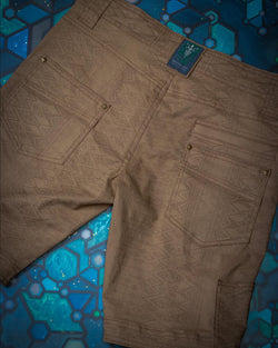 Flying Short Men / Twill Stretchy - Latte BOHONOX - Yacxilan Artwear