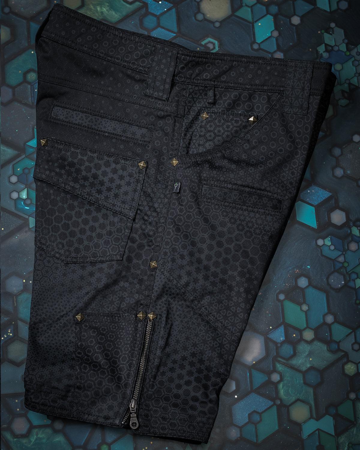 Flying Short Men / Twill Stretchy - Black ARAKIS - Yacxilan Artwear