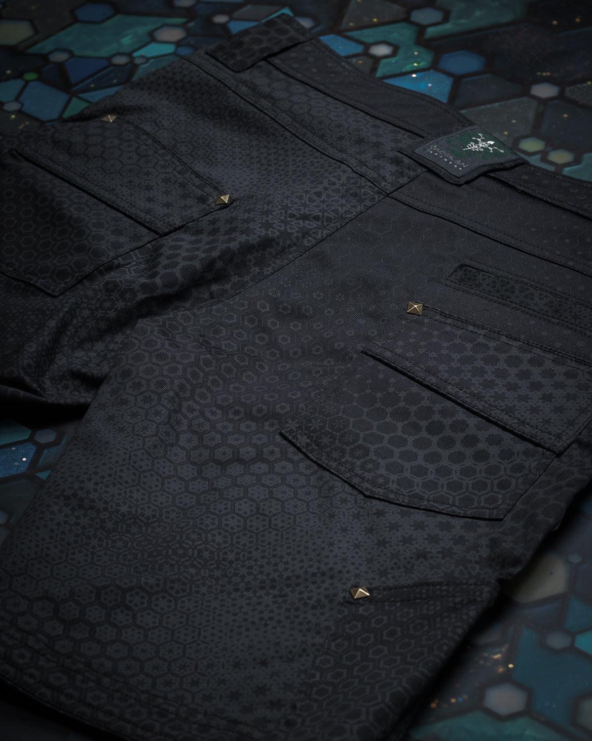 Flying Short Men / Twill Stretchy - Black ARAKIS - Yacxilan Artwear