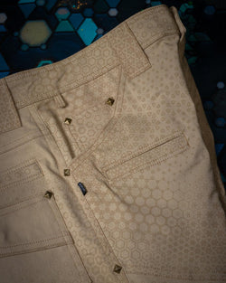 Flying Short Men / Twill Stretchy - Sand ARAKIS - Yacxilan Artwear