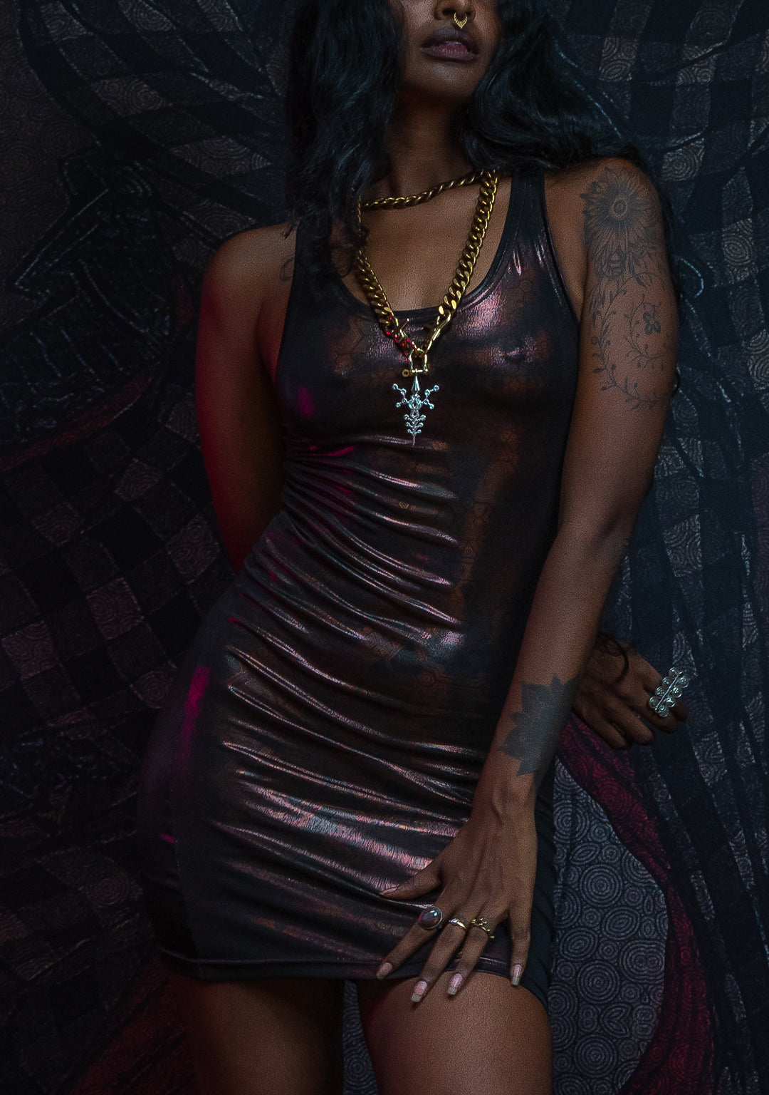 Fitted Dress / Special Edition - Holographic Copper ATLANTHEON