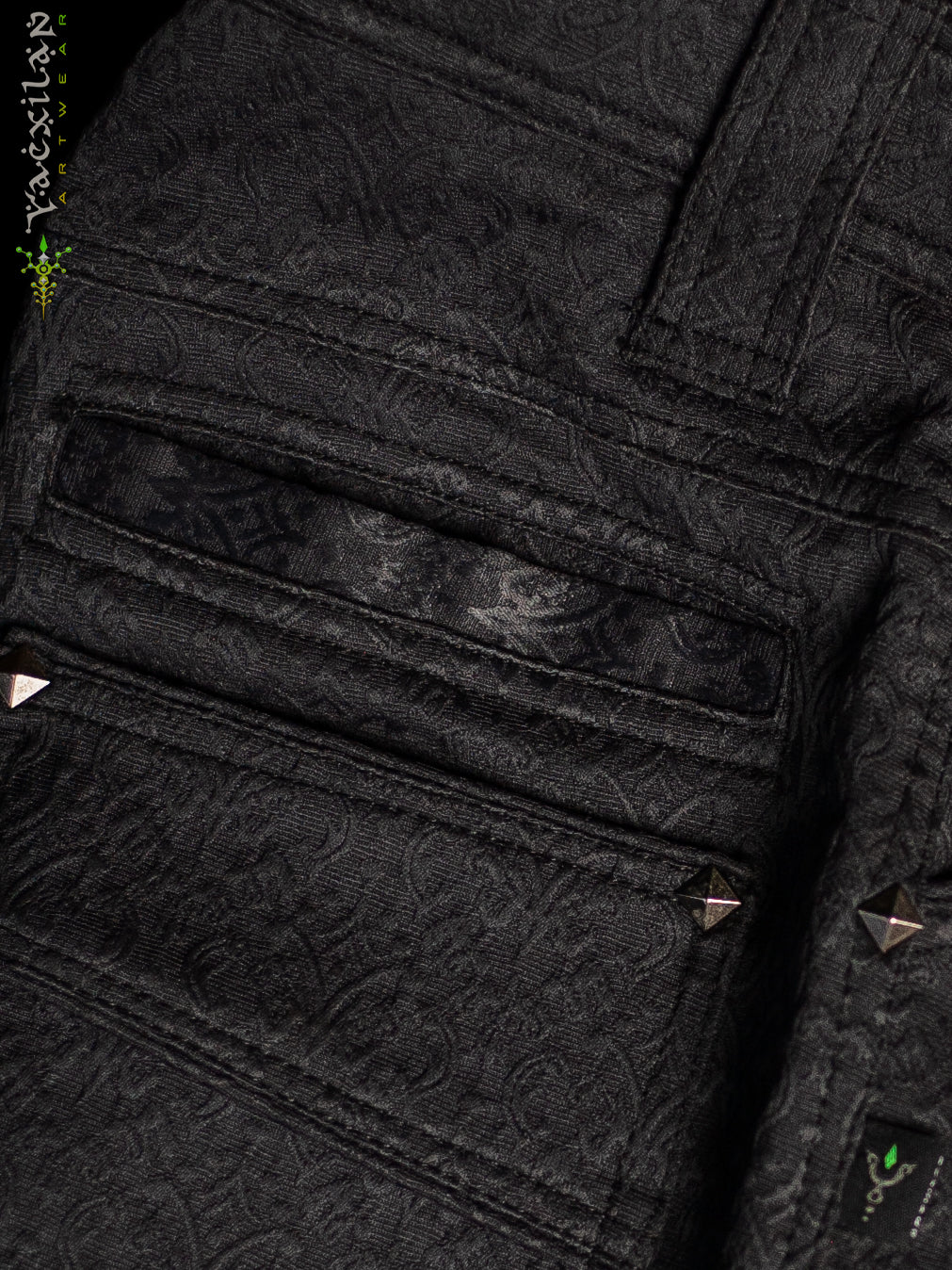 Flying Short Men / Japanese Jaquard - BLACK ROYAL