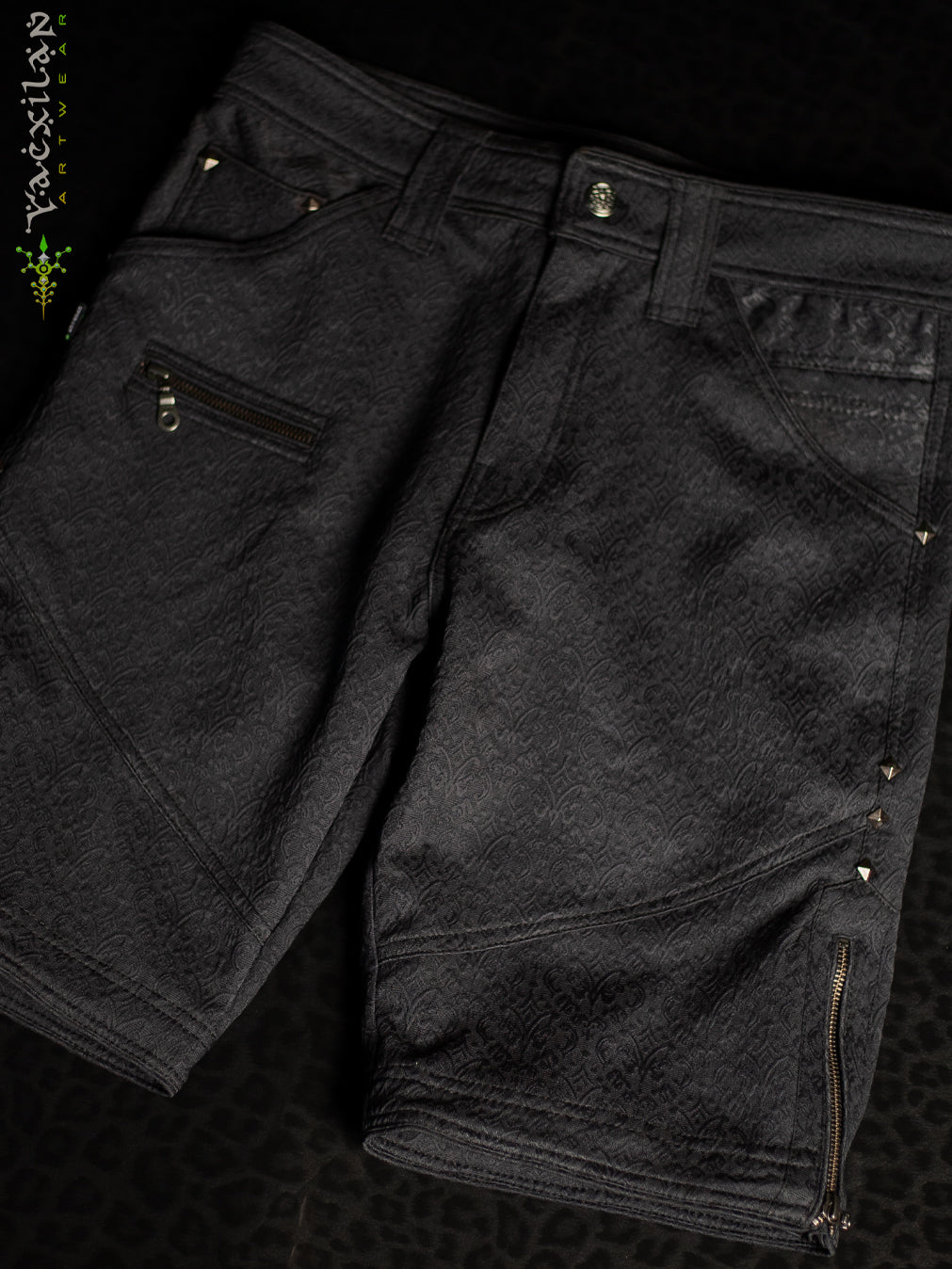 Flying Short Men / Japanese Jaquard - BLACK ROYAL