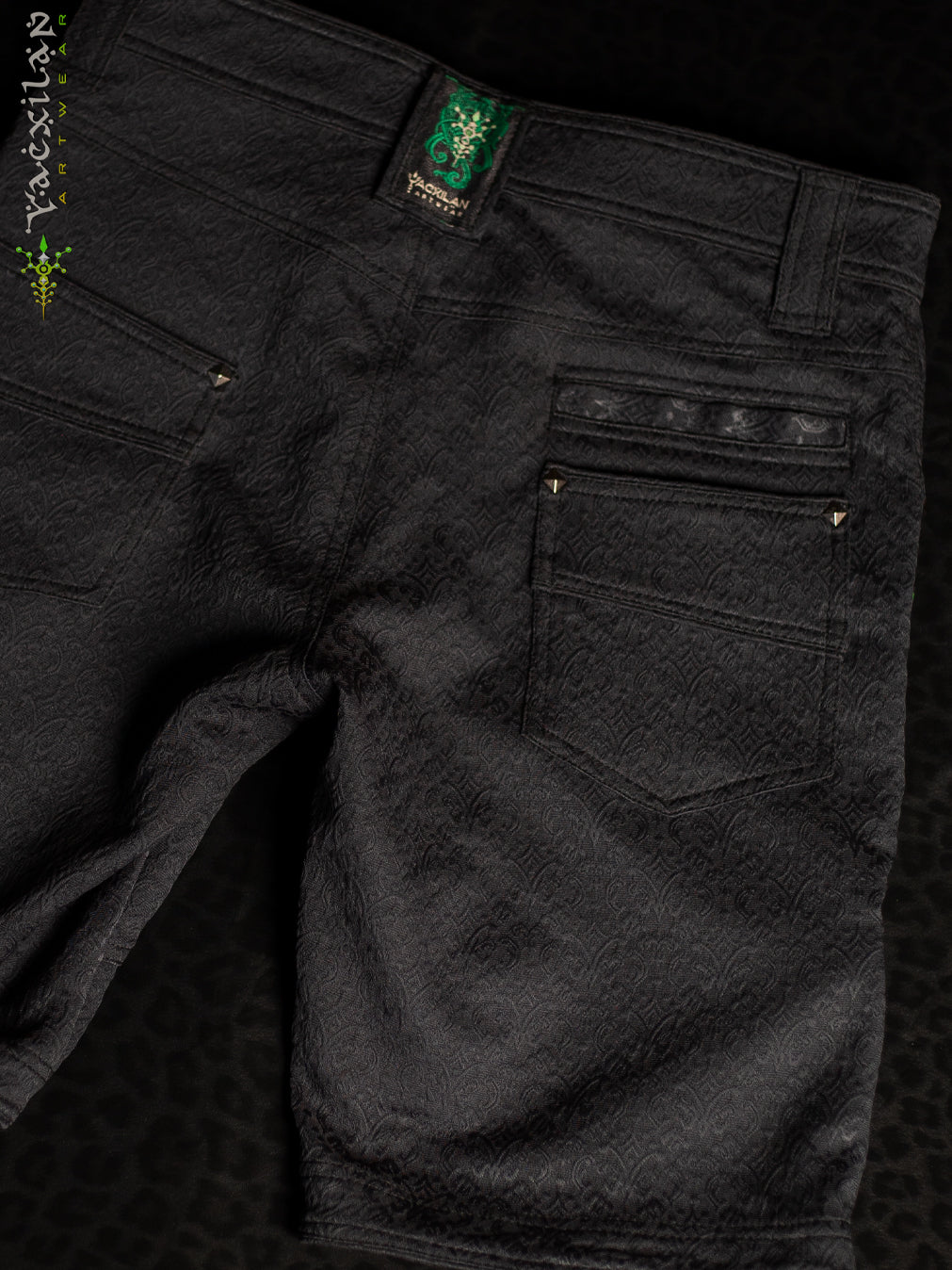 Flying Short Men / Japanese Jaquard - BLACK ROYAL