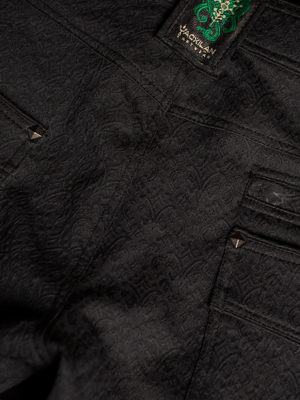 Flying Short Men / Japanese Jaquard - BLACK ROYAL