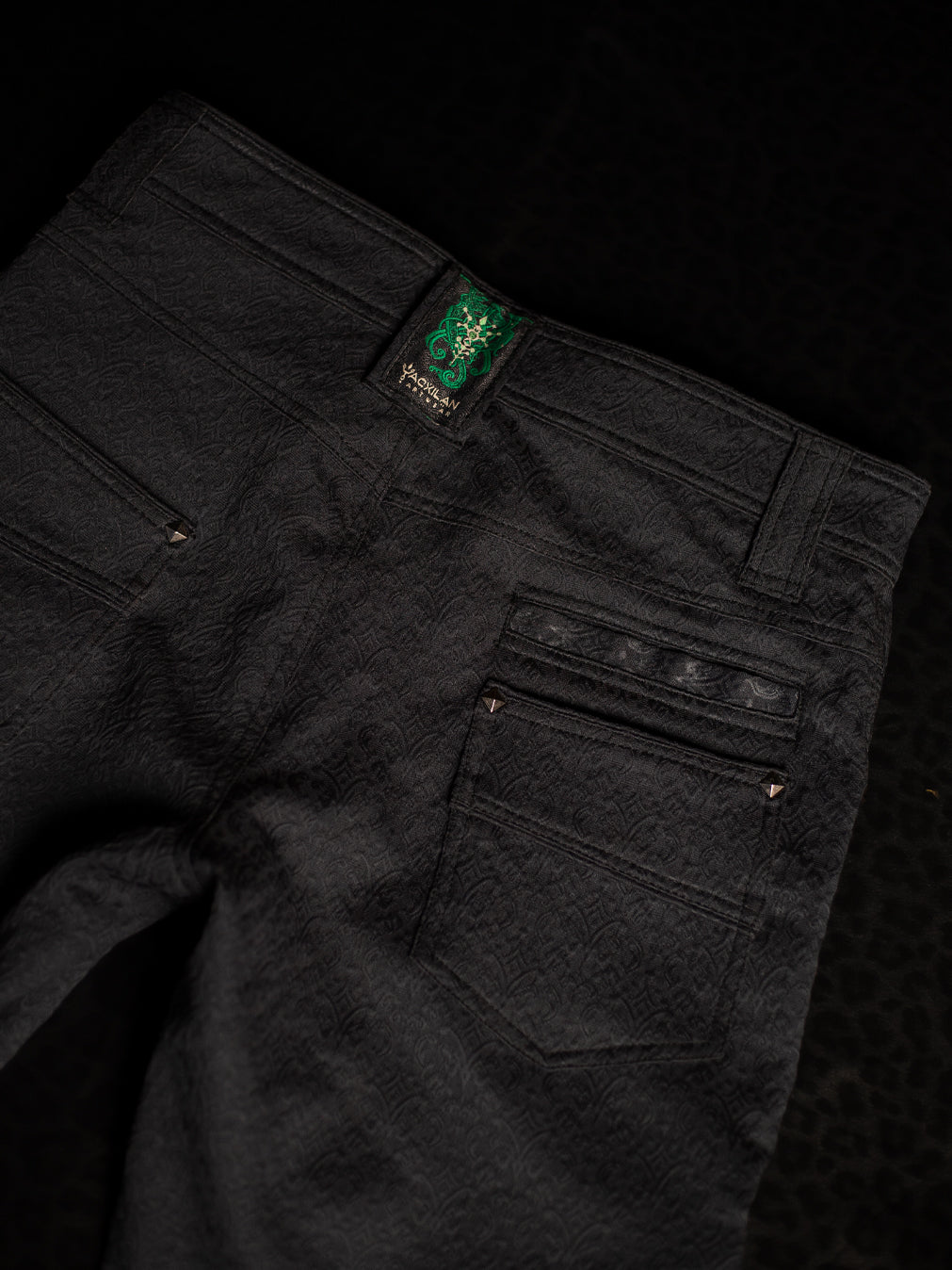 Flying Short Men / Japanese Jaquard - BLACK ROYAL