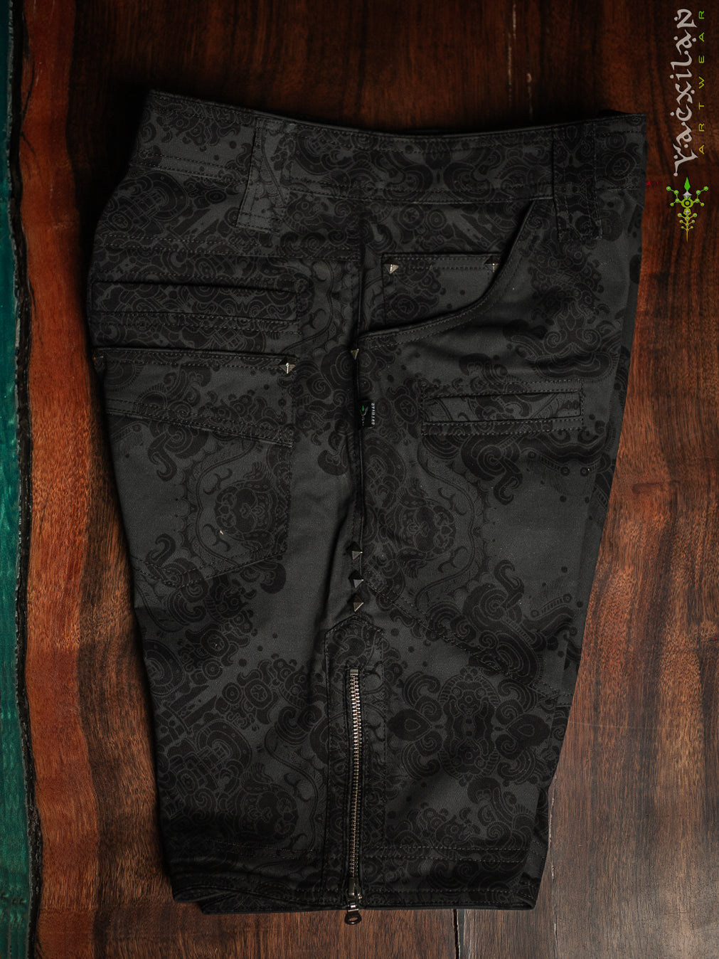 Flying Short Men / Cotton Stretchy - Blak MAYAN CODEX