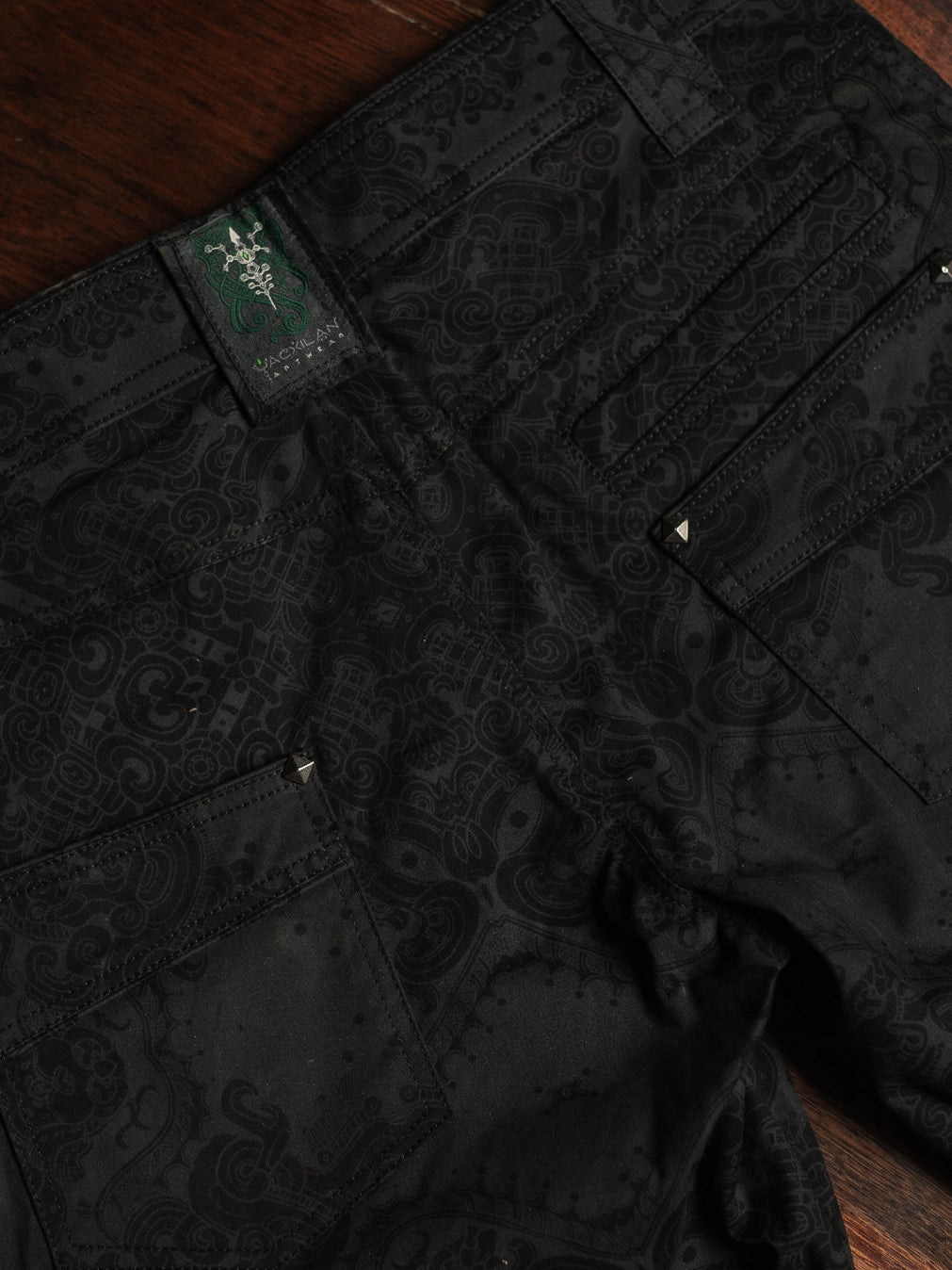 Flying Short Men / Cotton Stretchy - Blak MAYAN CODEX