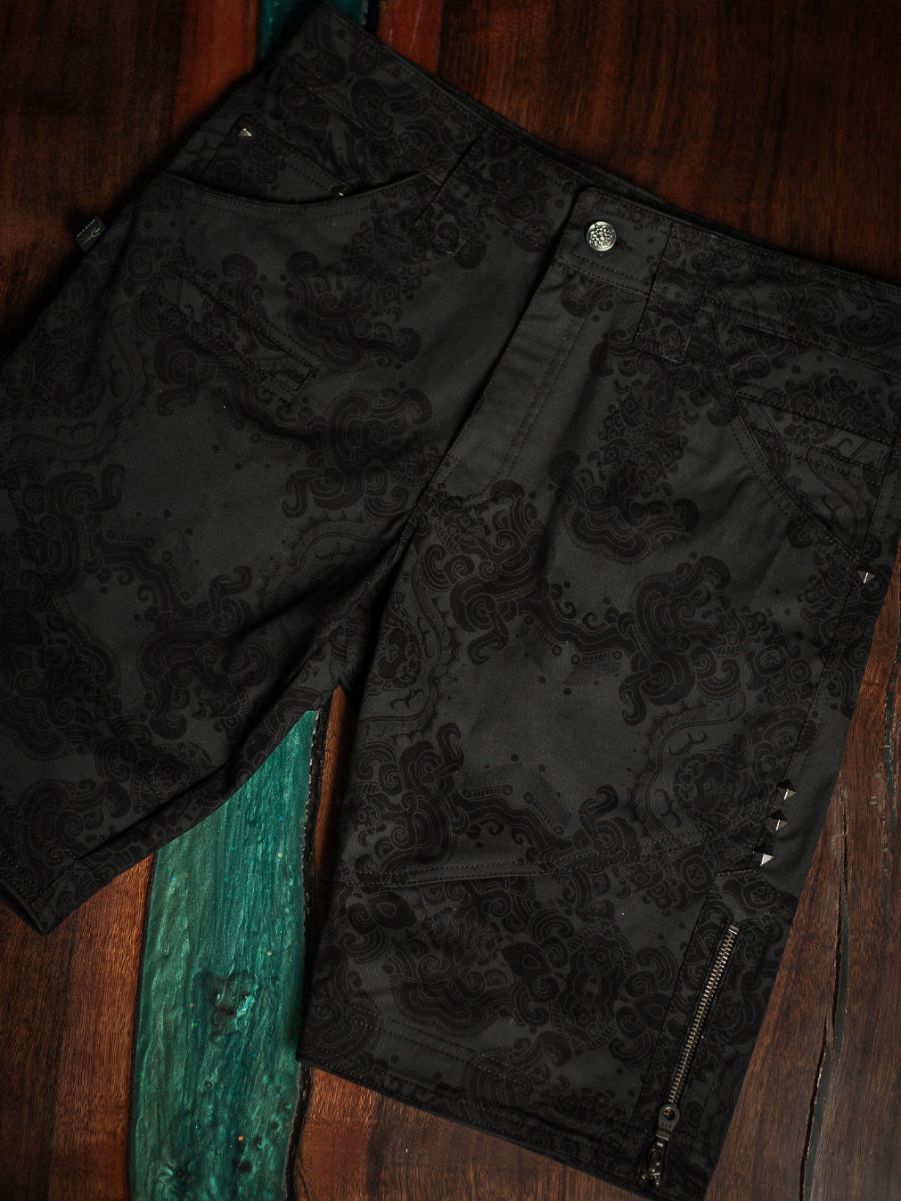 Flying Short Men / Cotton Stretchy - Blak MAYAN CODEX
