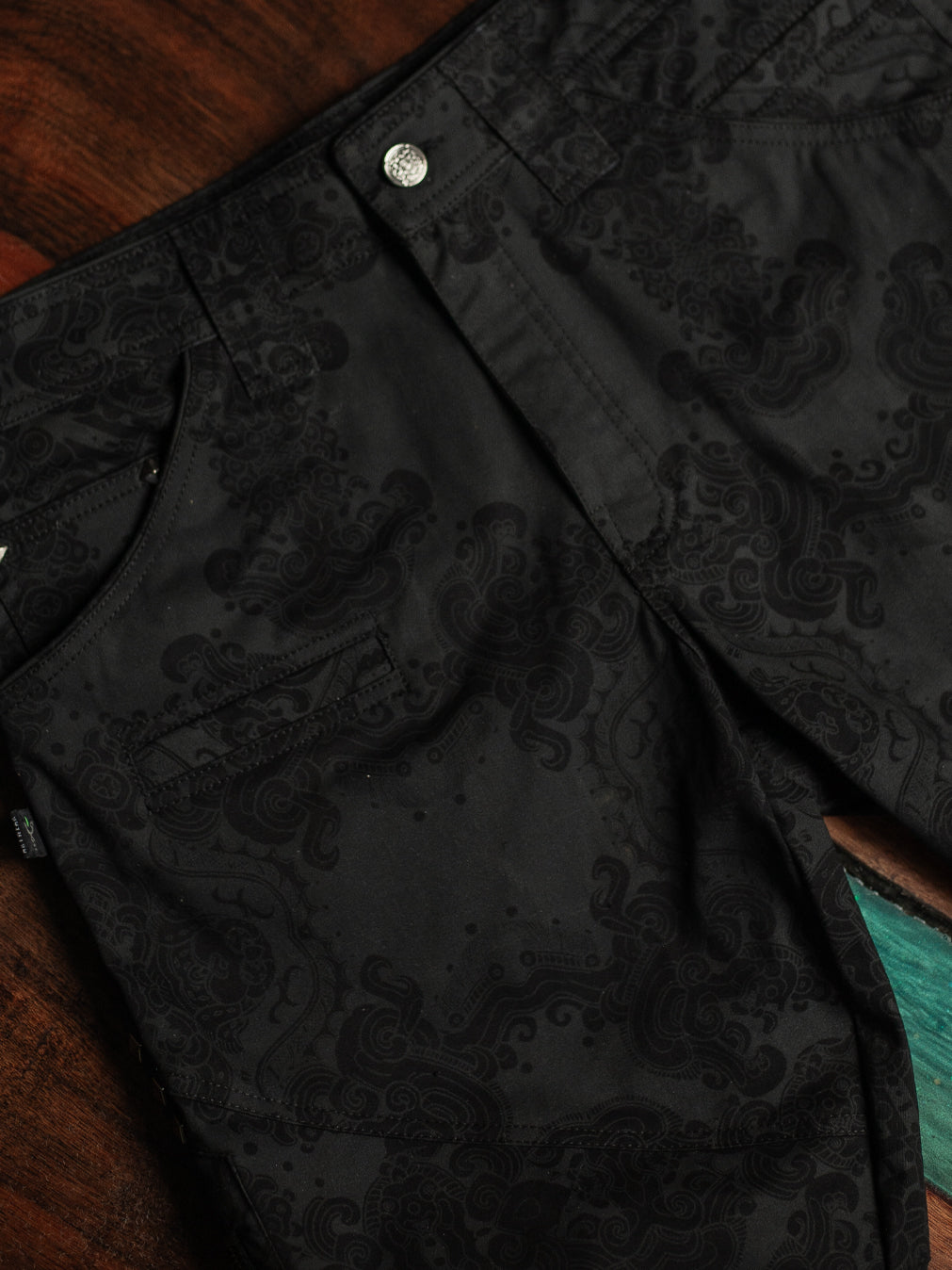 Flying Short Men / Cotton Stretchy - Blak MAYAN CODEX