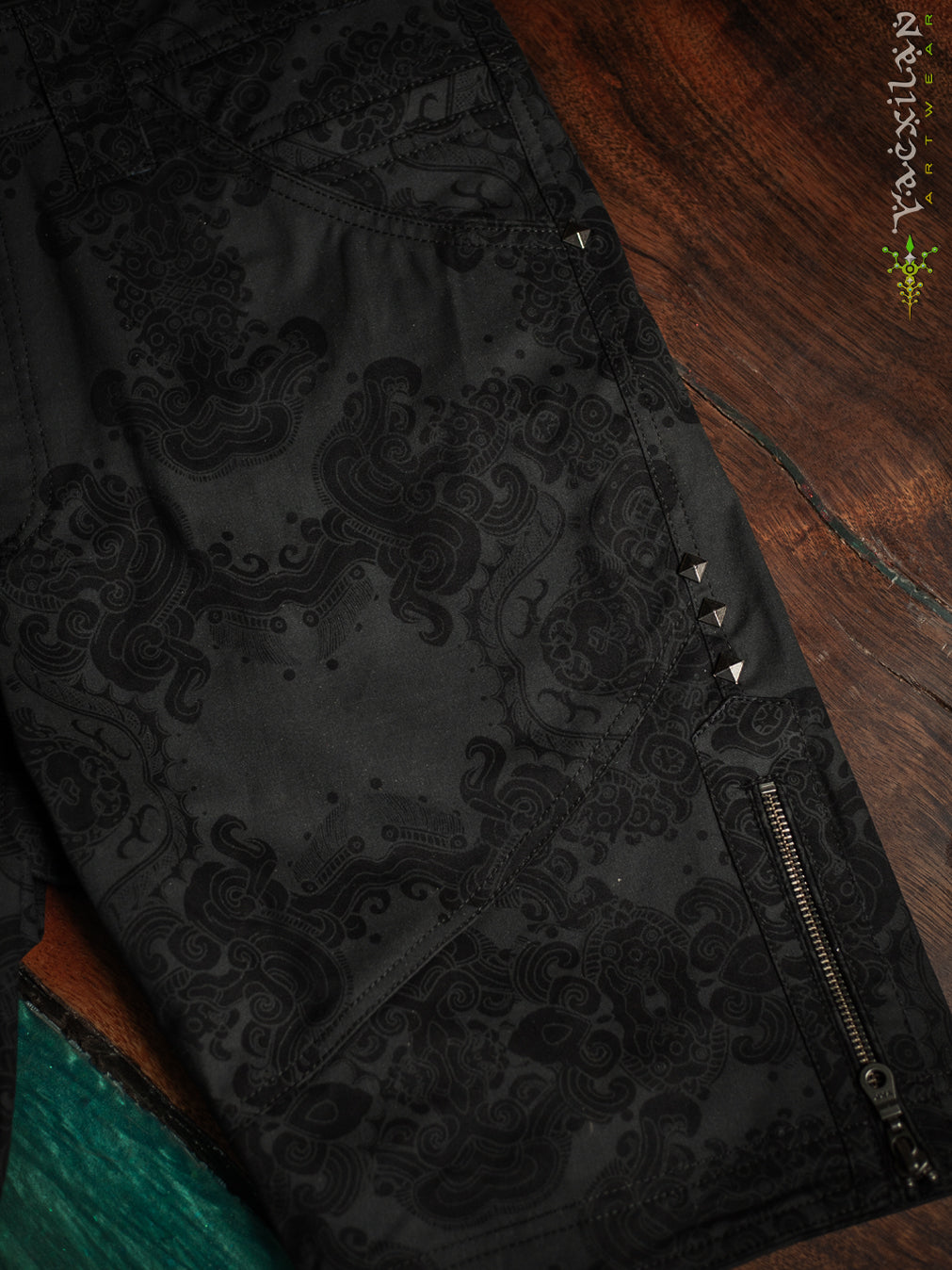 Flying Short Men / Cotton Stretchy - Blak MAYAN CODEX