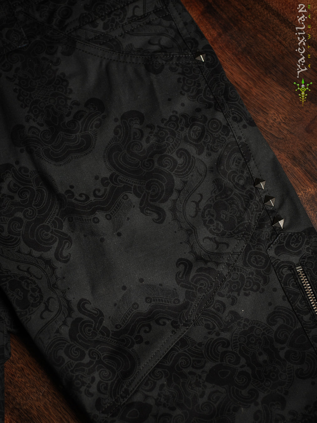 Flying Short Men / Cotton Stretchy - Blak MAYAN CODEX