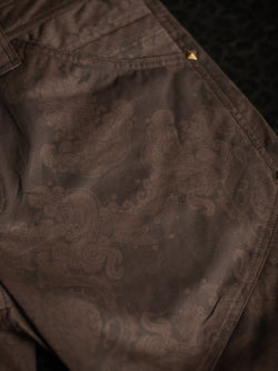 Flying Short Men / Cotton Stretchy - Brown MAYAN CODEX