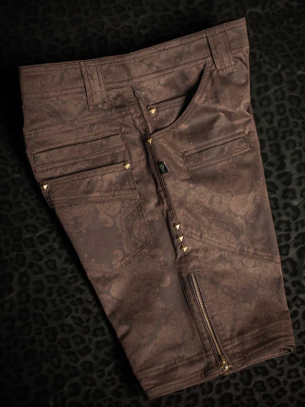 Flying Short Men / Cotton Stretchy - Brown MAYAN CODEX