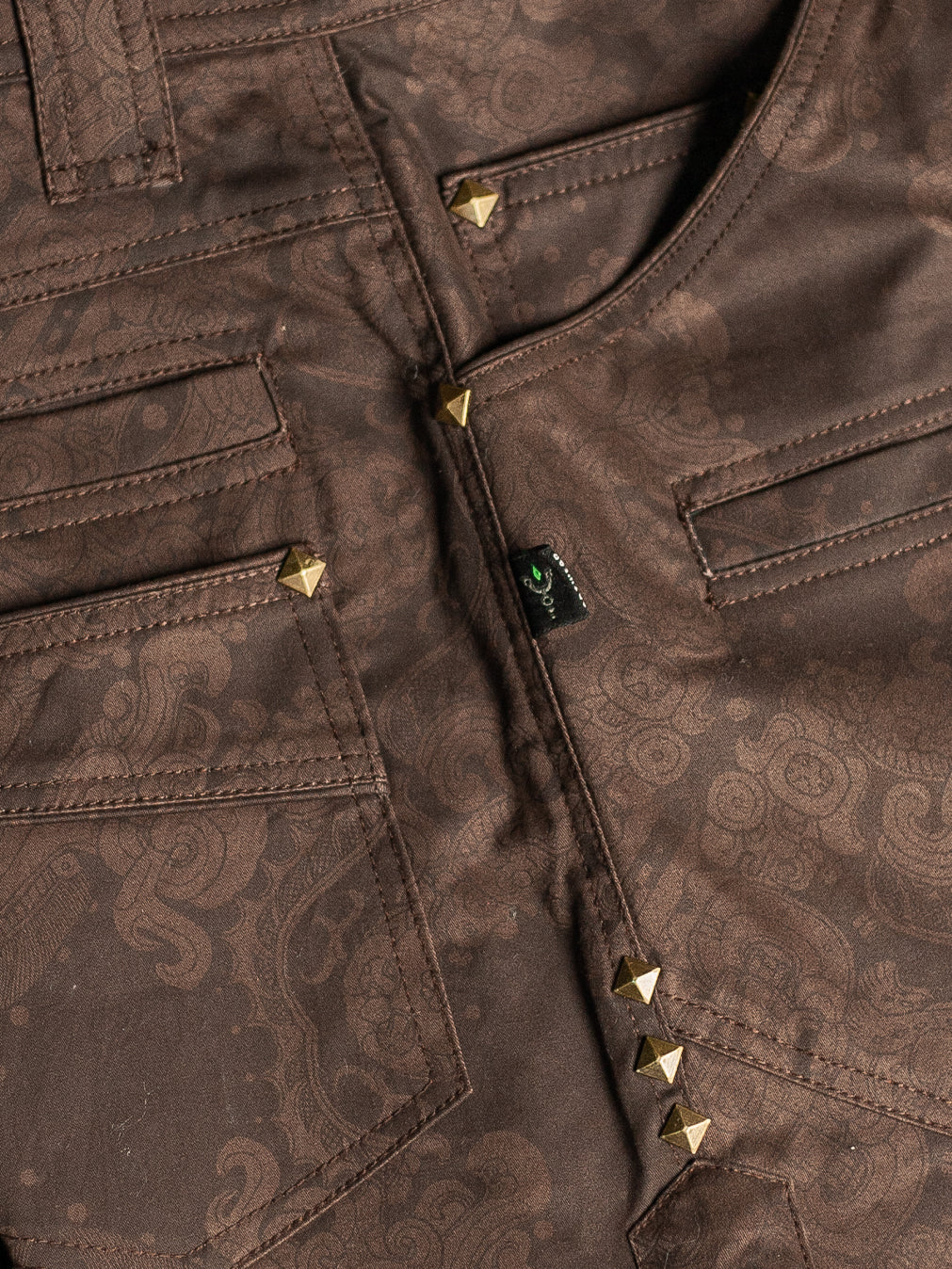 Flying Short Men / Cotton Stretchy - Brown MAYAN CODEX