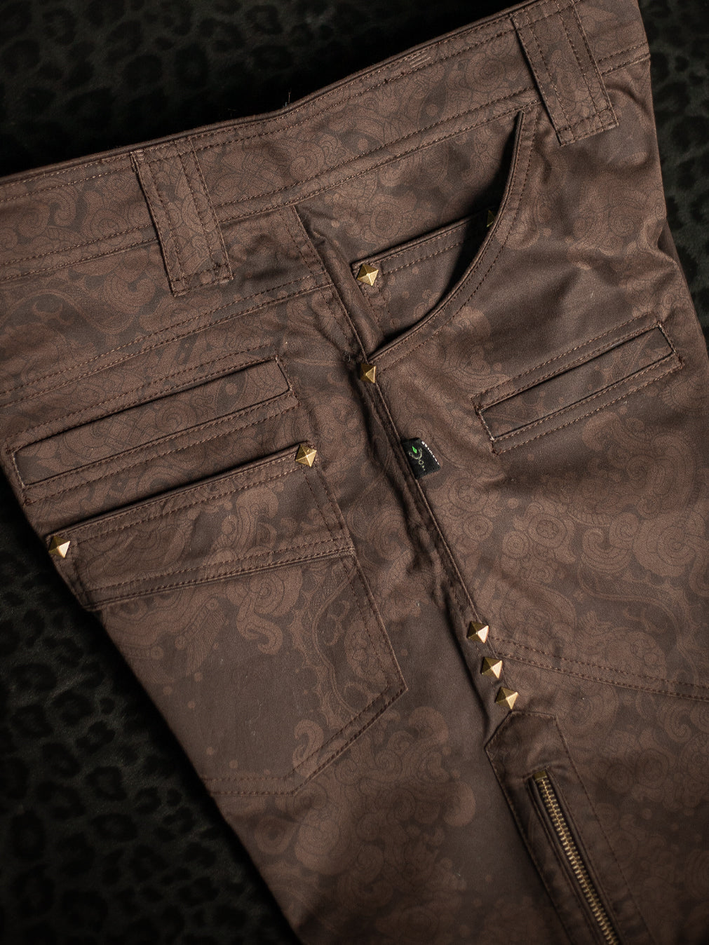 Flying Short Men / Cotton Stretchy - Brown MAYAN CODEX