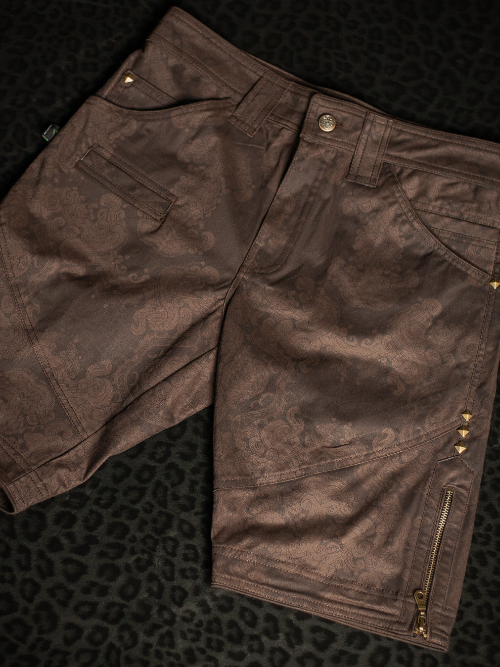 Flying Short Men / Cotton Stretchy - Brown MAYAN CODEX