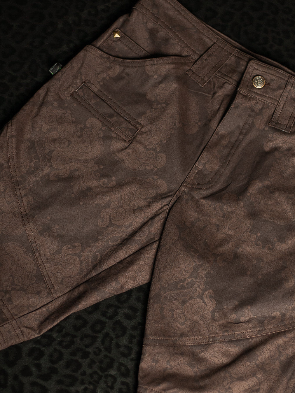 Flying Short Men / Cotton Stretchy - Brown MAYAN CODEX