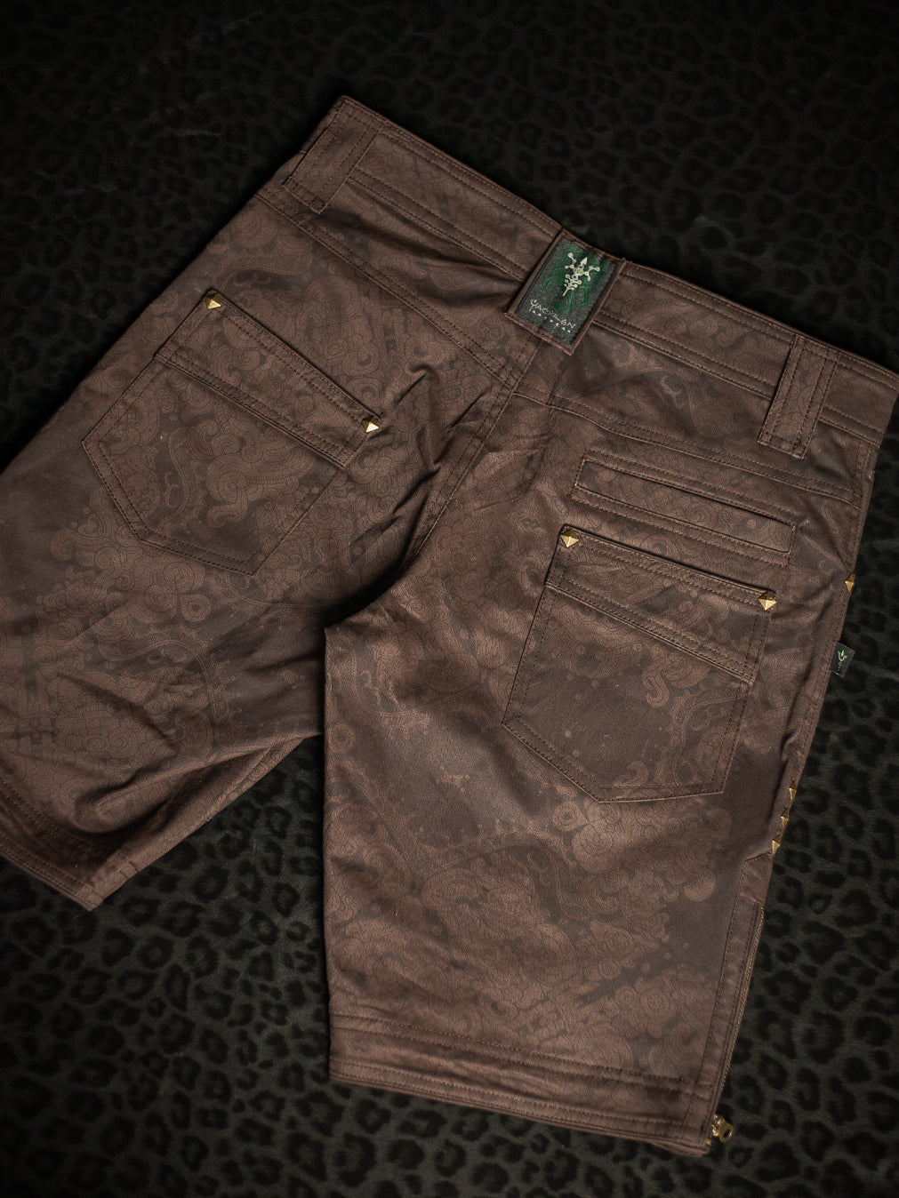Flying Short Men / Cotton Stretchy - Brown MAYAN CODEX