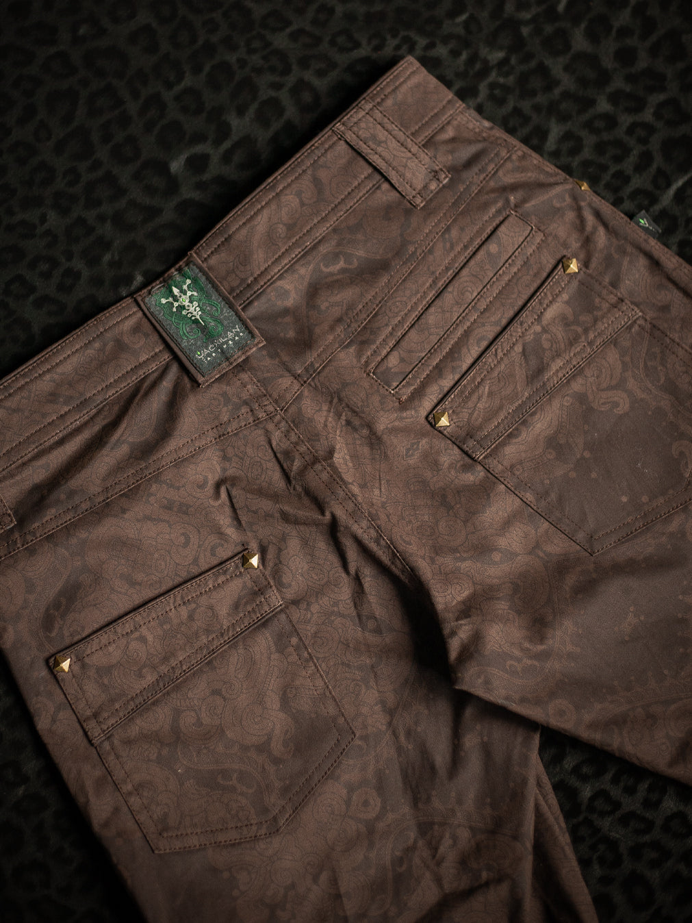 Flying Short Men / Cotton Stretchy - Brown MAYAN CODEX