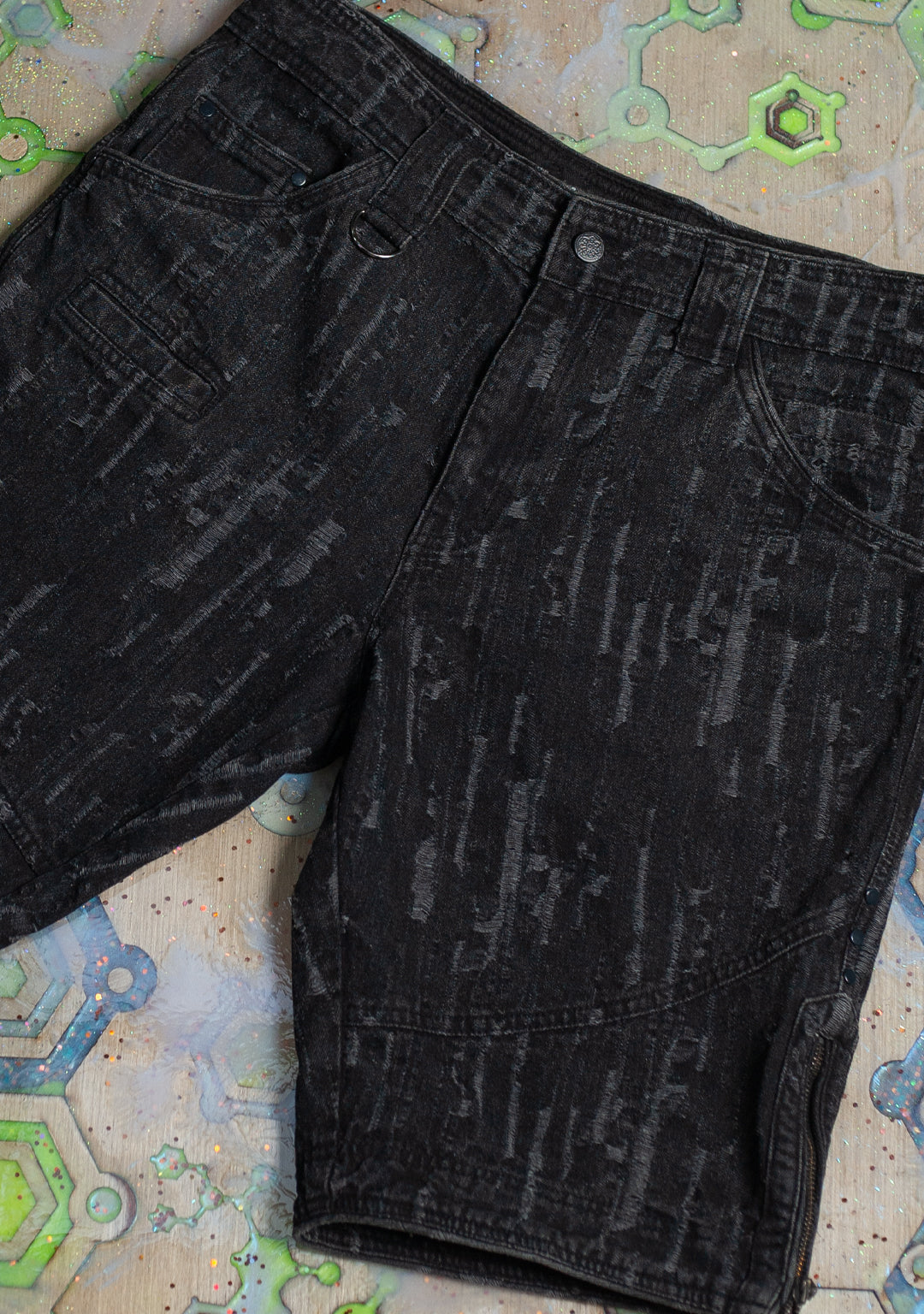 Flying Short Men / Distressed Denim - BLAKPUNK