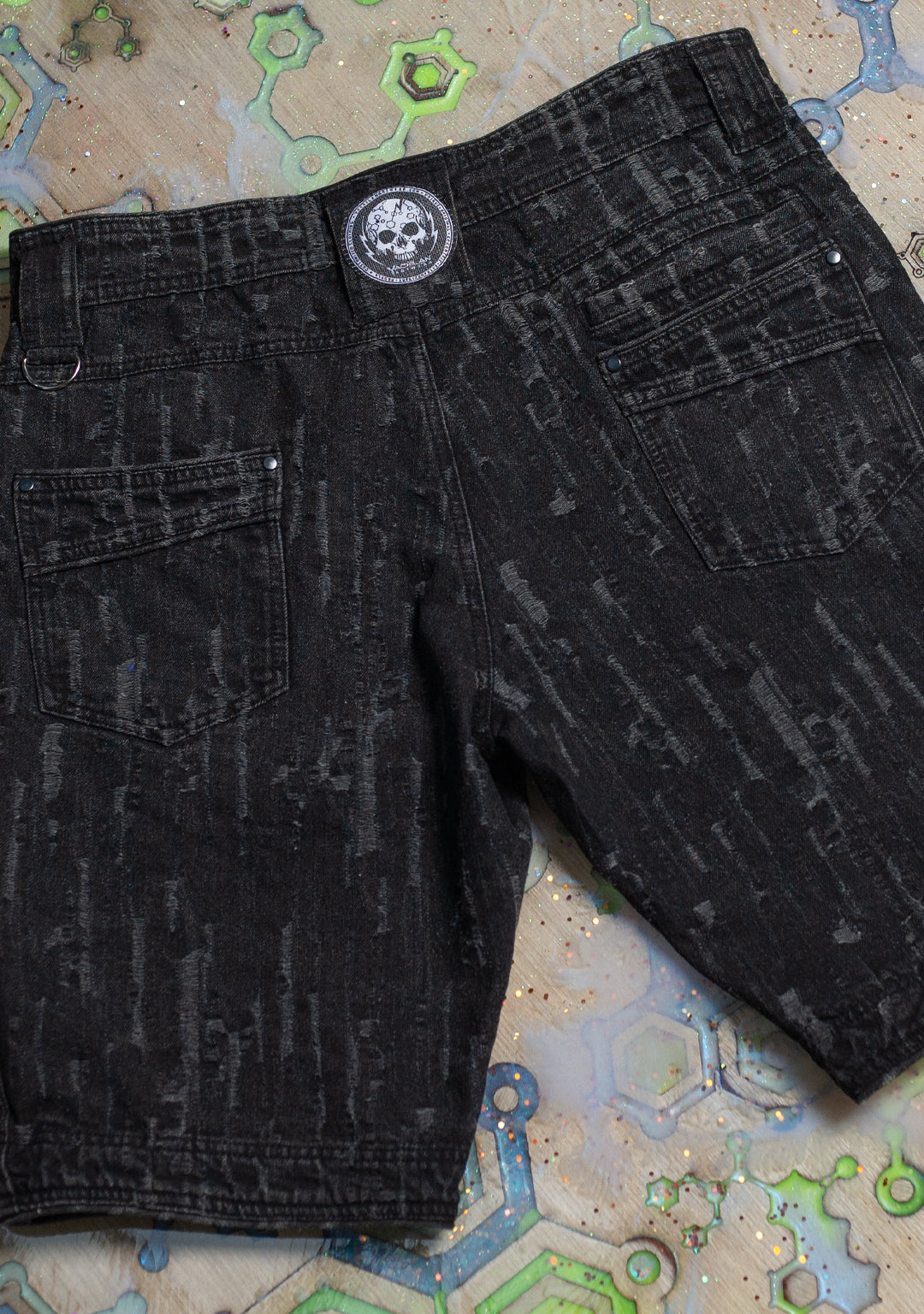 Flying Short Men / Distressed Denim - BLAKPUNK