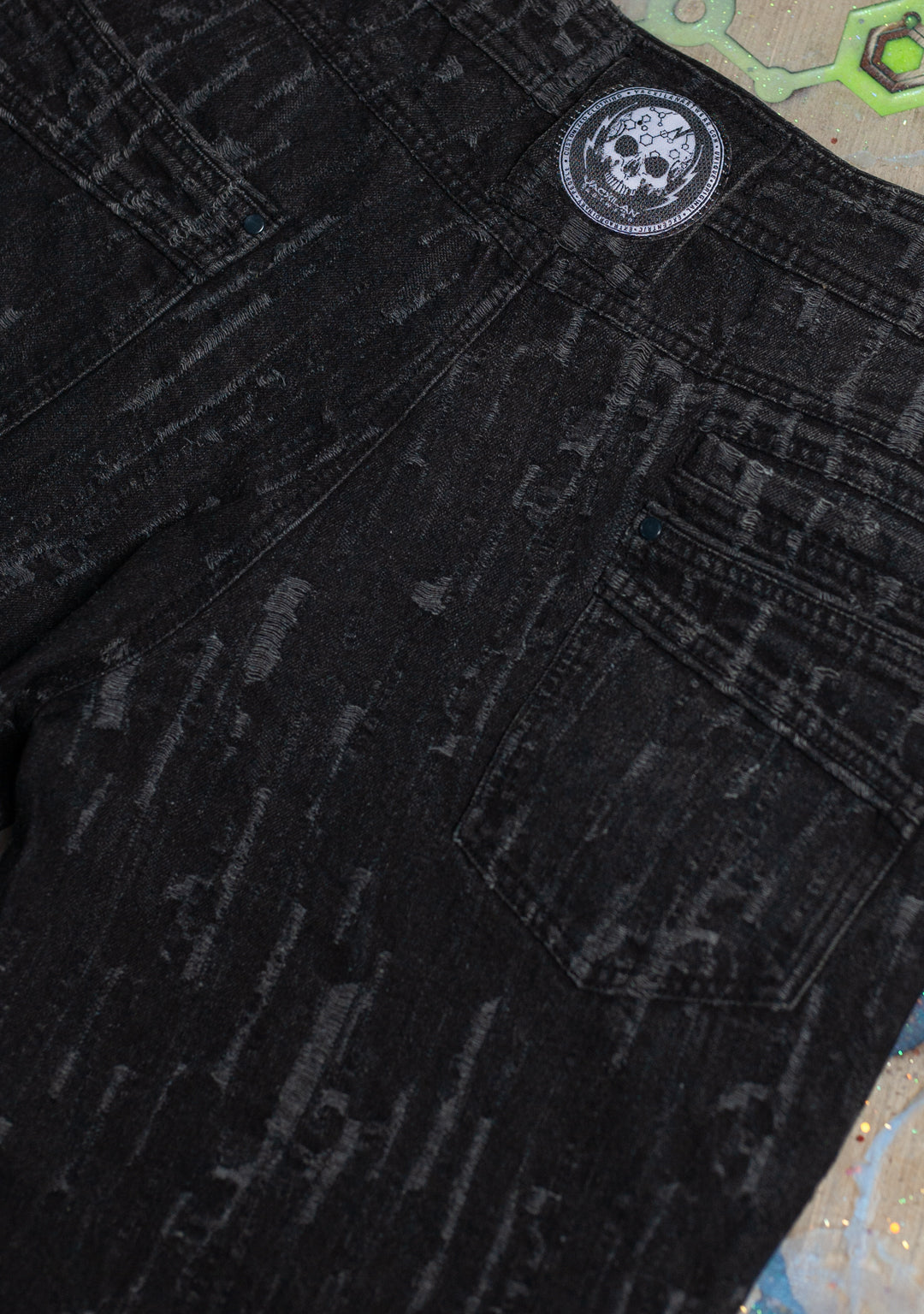 Flying Short Men / Distressed Denim - BLAKPUNK