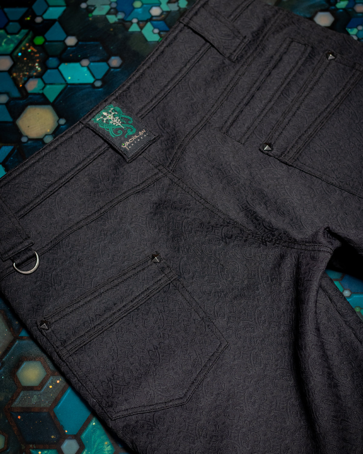 Flying Short Men / Japanese Jaquard - BLACK ROYAL