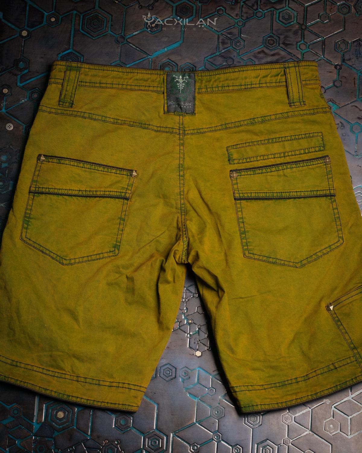 Flying Short Men / Light Cotton - TOXIC MUSTARD - Yacxilan Artwear