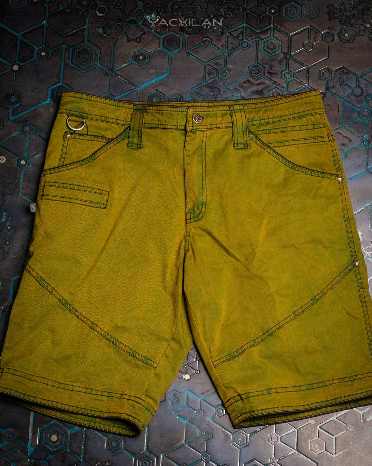 Flying Short Men / Light Cotton - TOXIC MUSTARD - Yacxilan Artwear