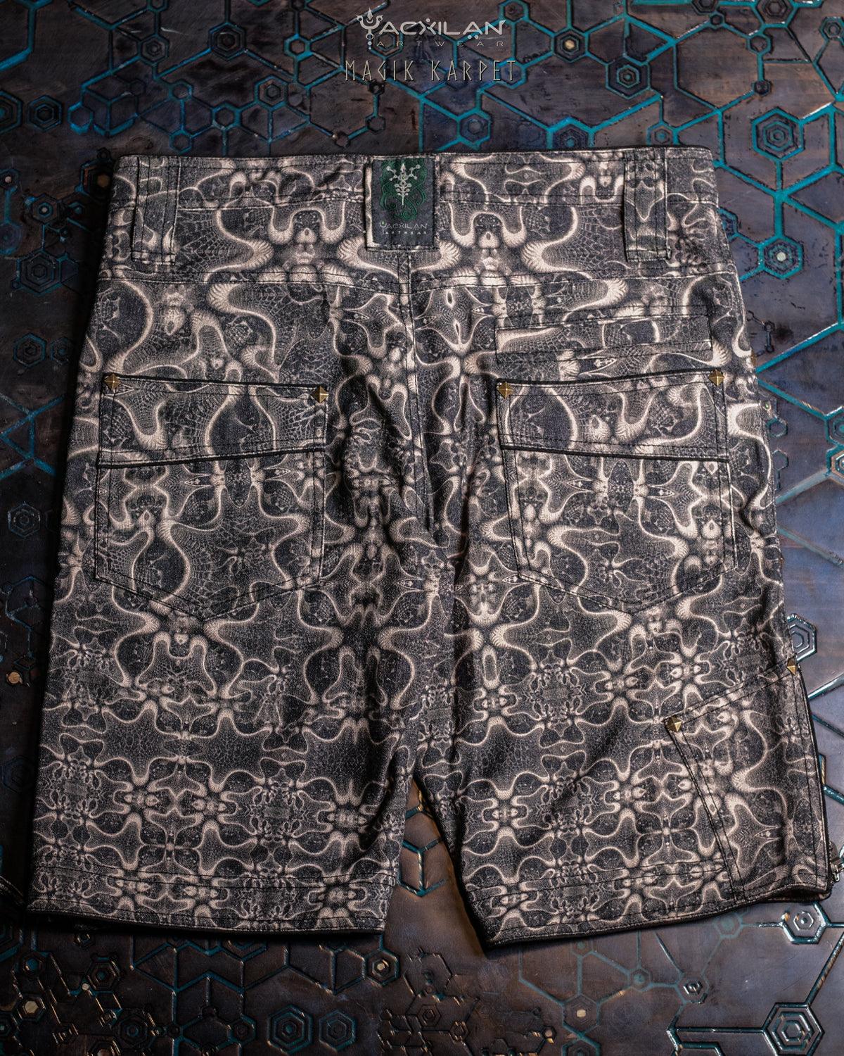 Flying Short Men / Tough Linen Printed - MAGIC KARPET - Yacxilan Artwear