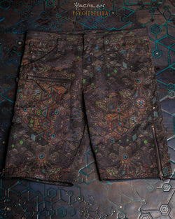 Flying Short Men / Cotton Stretchy - PSYCHEDELIKA GALACTIKA - Yacxilan Artwear