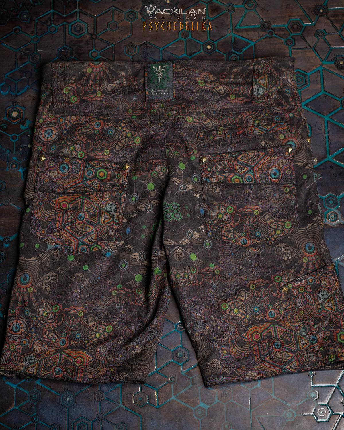 Flying Short Men / Cotton Stretchy - PSYCHEDELIKA GALACTIKA - Yacxilan Artwear