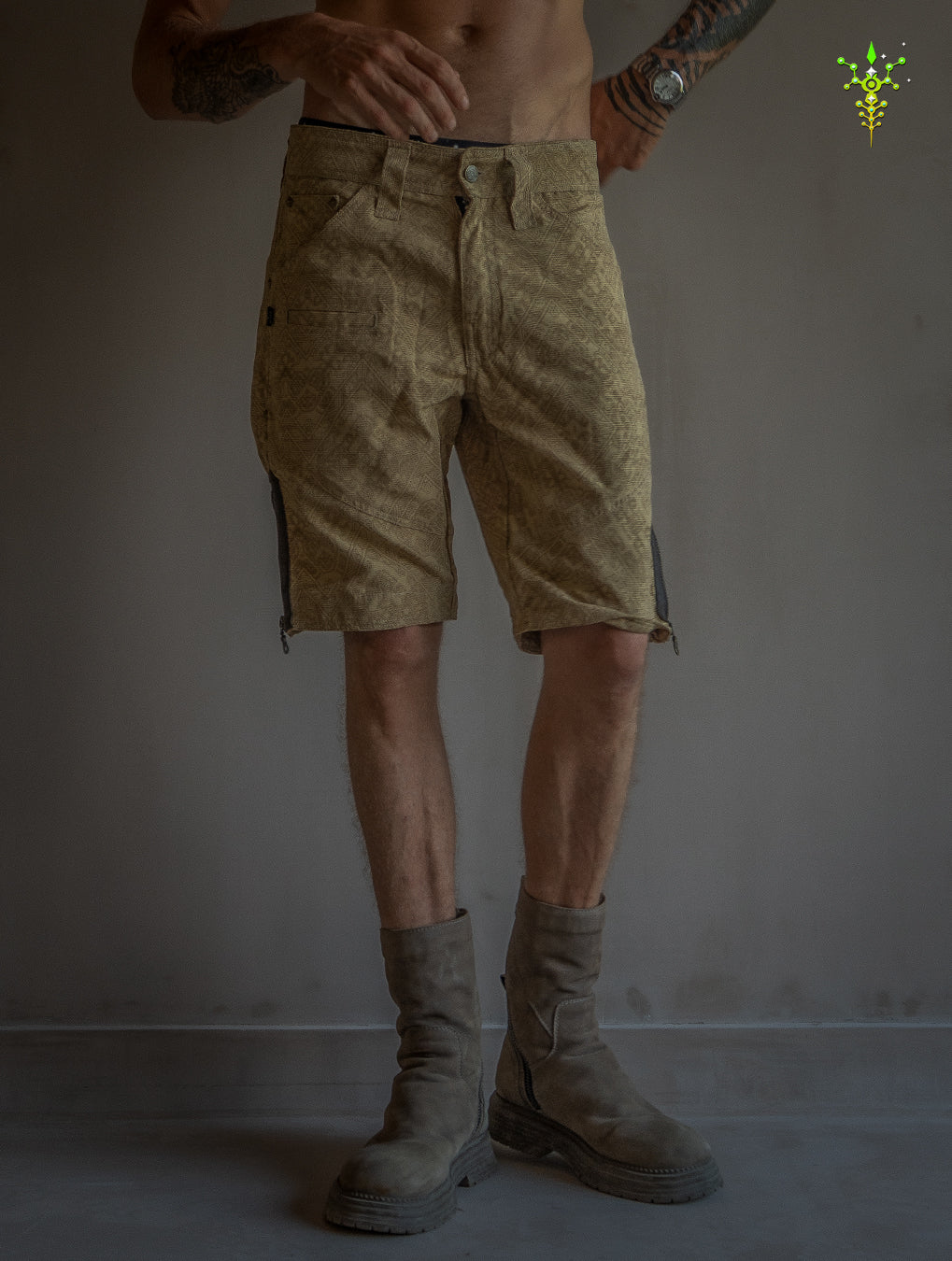 Flying Short Men / Japanese Ribbed - Sand MAYAZ
