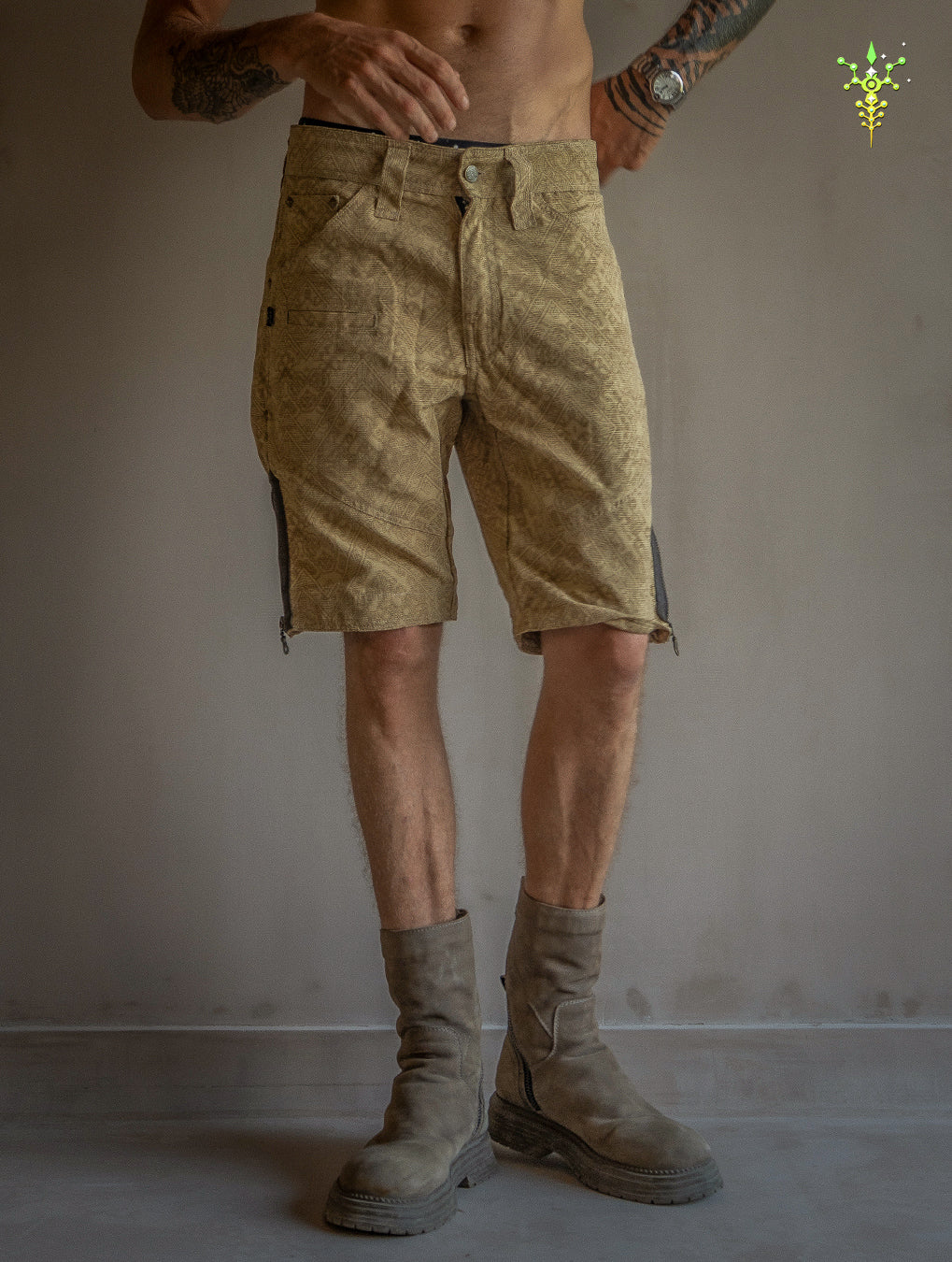 Flying Short / Japanese Ribbed - Sand MAYAZ