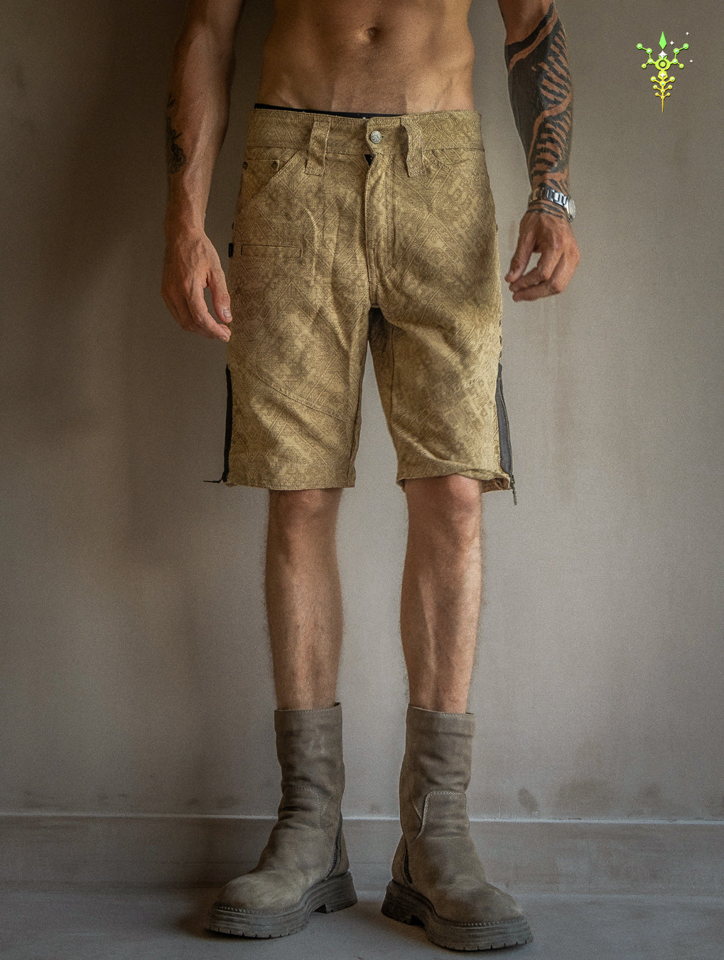 Flying Short / Japanese Ribbed - Sand MAYAZ