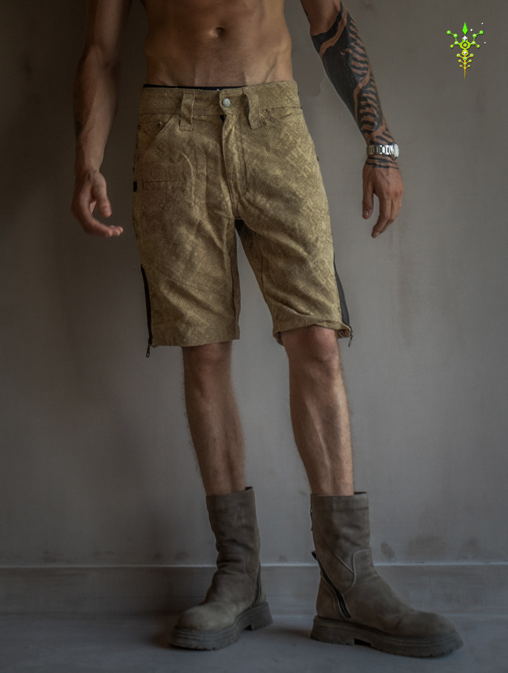 Flying Short Men / Japanese Ribbed - Sand MAYAZ