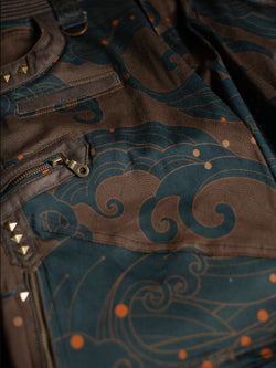Flying Short Men / Bio Farms Organic Twill  / Fake Leather Patches - SHOGUNSEA