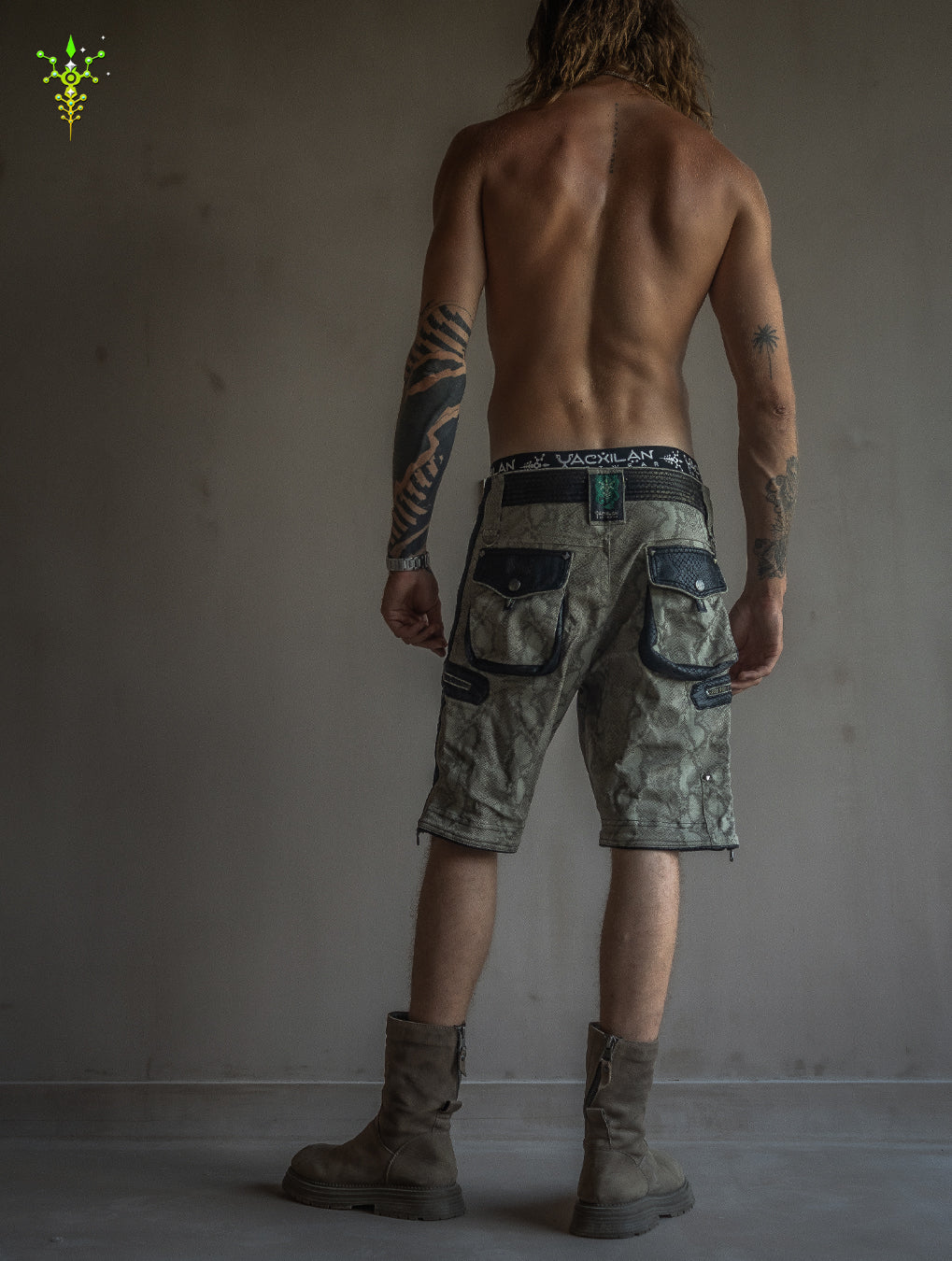 Flying Short Men / Twill Fake Leather Patches - KINGKOBRA -BOA