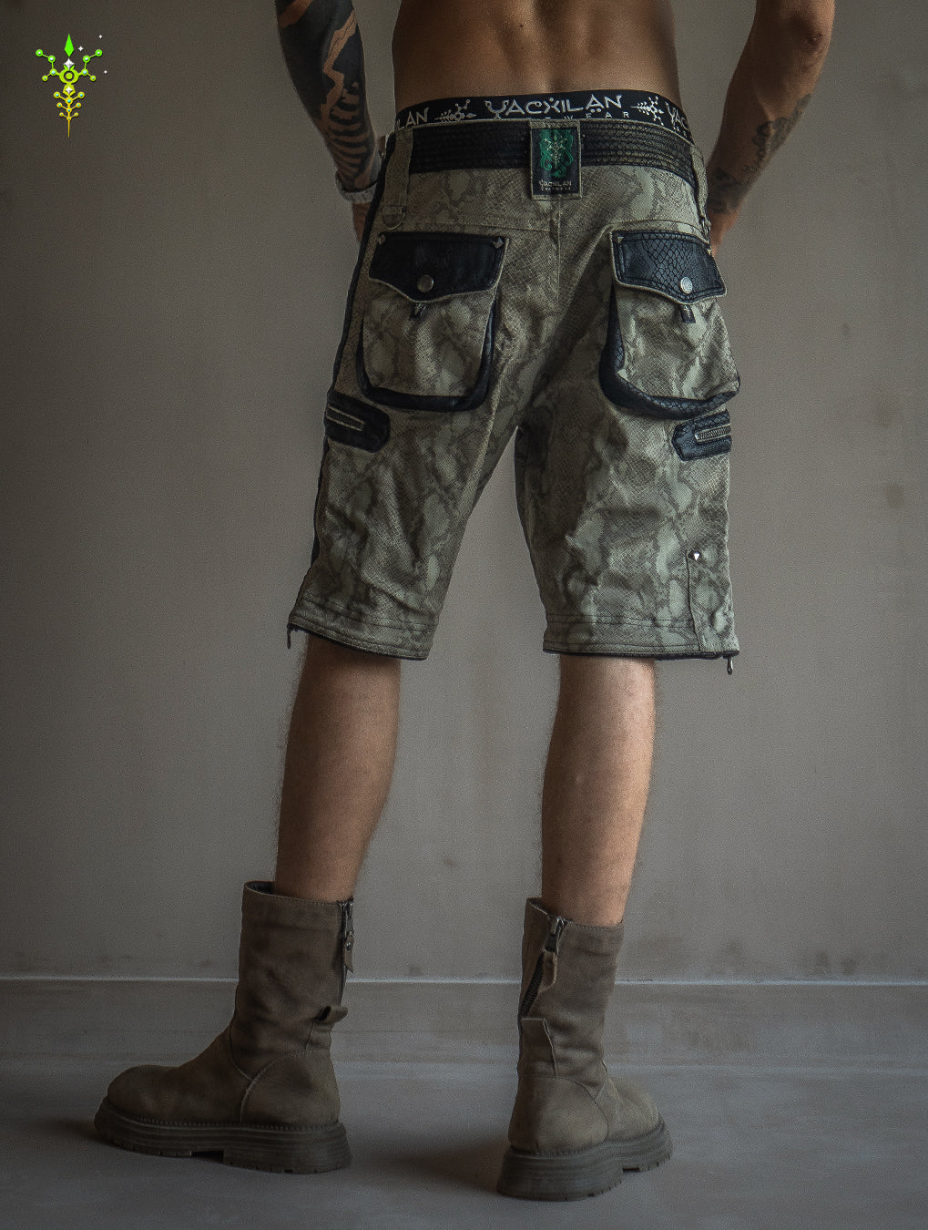 Flying Short Men / Twill Fake Leather Patches - KINGKOBRA -BOA